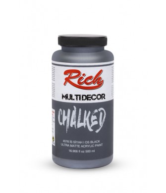 MULTİ DECOR CHALKED 500 CC İS SİYAH