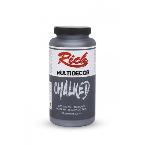 MULTİ DECOR CHALKED 500 CC İS SİYAH