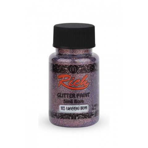 GLITTER PAİNT SİM BOYA KAHVERENGİ