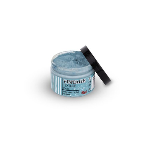 VİNTAGE TEXTURE PASTE EGE MAVİ