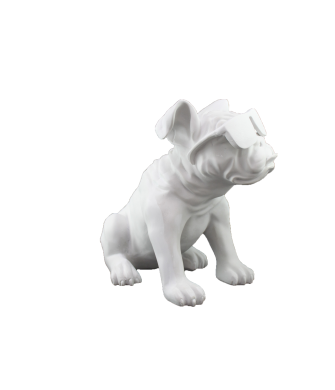 GÖZLÜKLÜ BULLDOG 34X23 CM