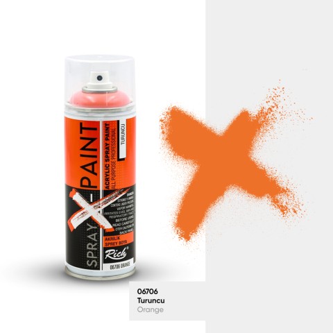 SPRAY X PAINT 400 ML TURUNCU