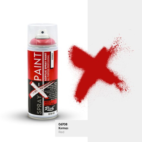 SPRAY X PAINT 400 ML KIRMIZI