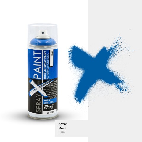 SPRAY X PAINT 400 ML MAVİ