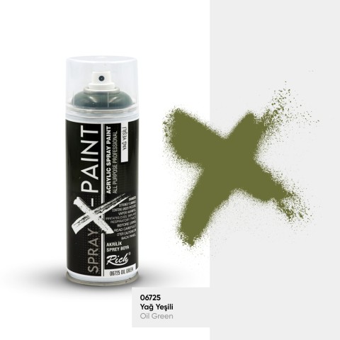 SPRAY X PAINT 400 ML YAĞ YEŞİLİ