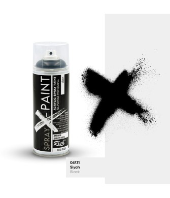 SPRAY X PAINT 400 ML SİYAH