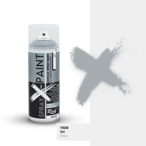 SPRAY X PAINT 400 ML GRİ