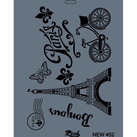 STENCIL NEW SERİ X-LARGE  452