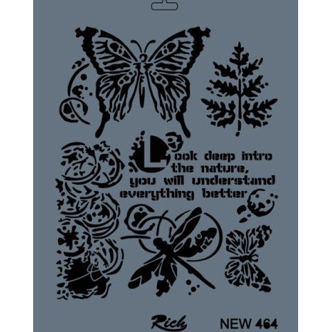 STENCIL NEW SERİ X-LARGE  464