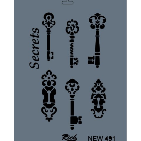 STENCIL NEW SERİ X-LARGE  491